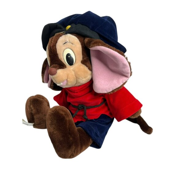 Vintage Fievel Mousekewitz Plush Stuffed Animal Red Blue Outfit 22 in 1986 - Picture 6 of 8